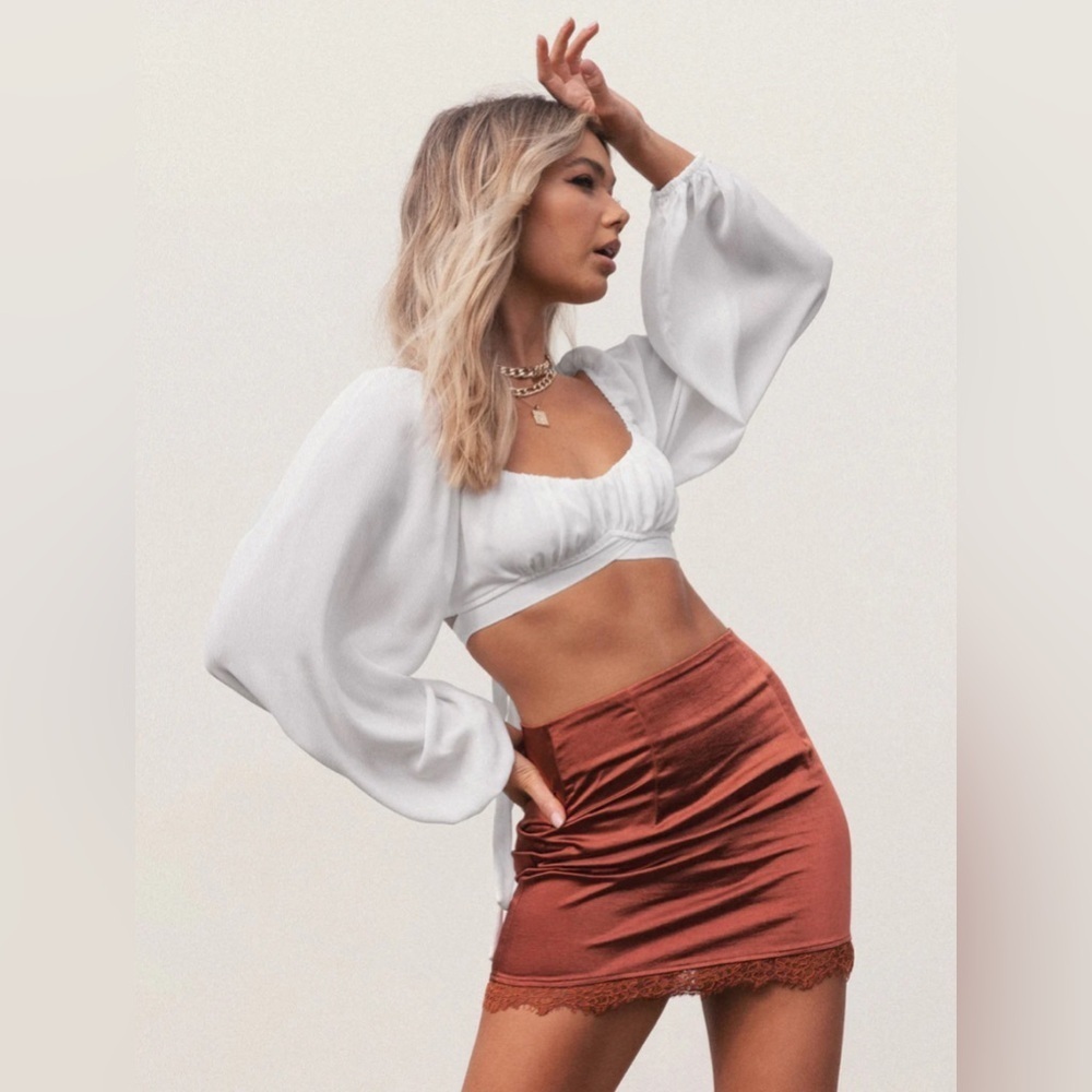 Princess Polly Chrissy Top in White - Size 4